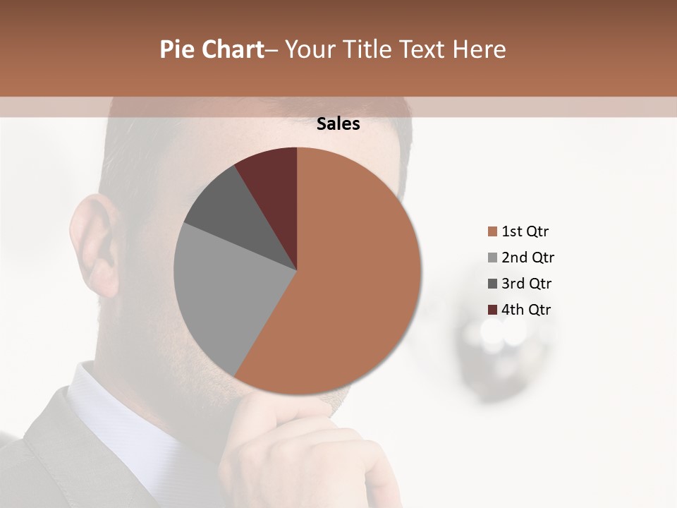 Guy Corporate Standing PowerPoint Template