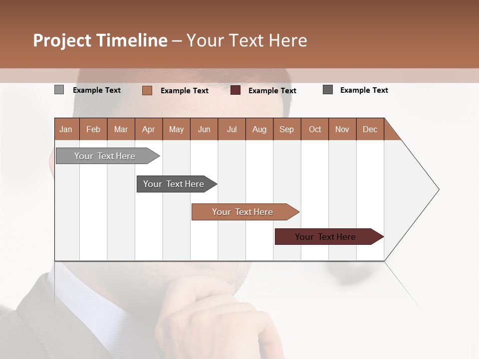 Guy Corporate Standing PowerPoint Template