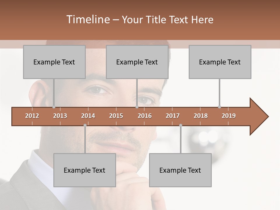 Guy Corporate Standing PowerPoint Template