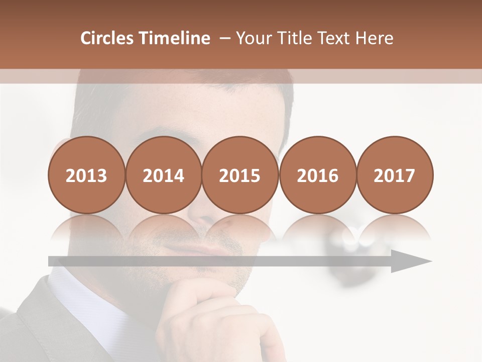 Guy Corporate Standing PowerPoint Template