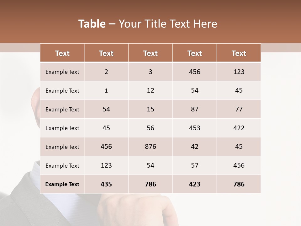 Guy Corporate Standing PowerPoint Template
