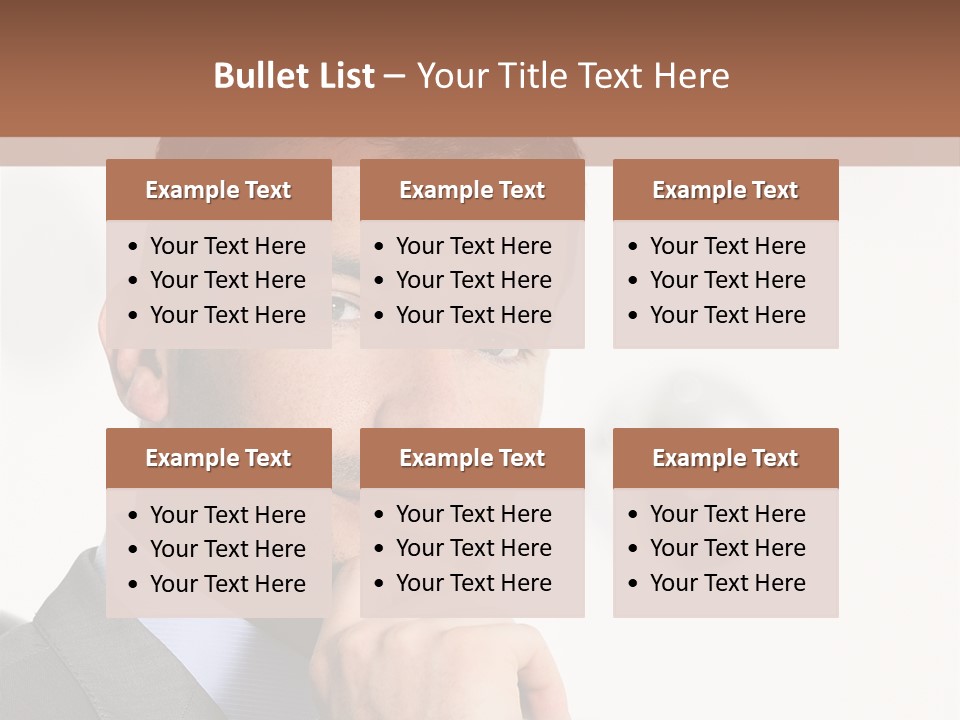 Guy Corporate Standing PowerPoint Template