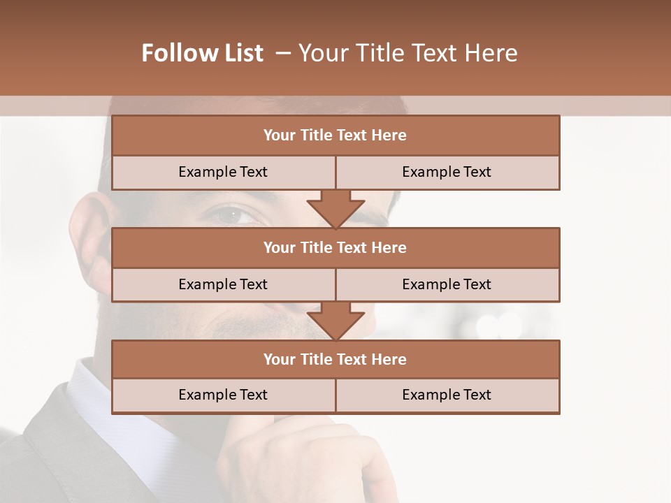 Guy Corporate Standing PowerPoint Template