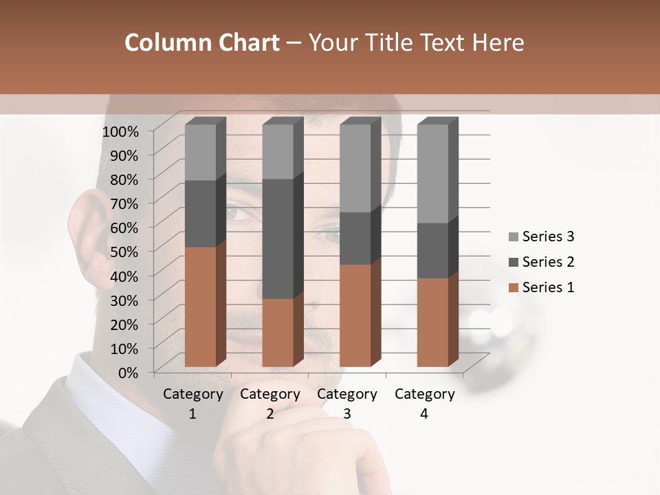 Guy Corporate Standing PowerPoint Template