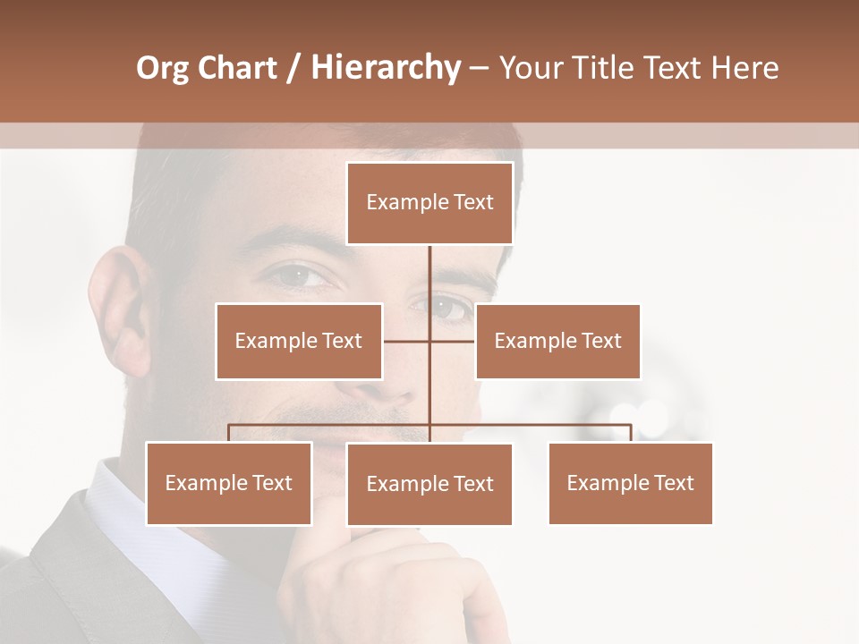Guy Corporate Standing PowerPoint Template