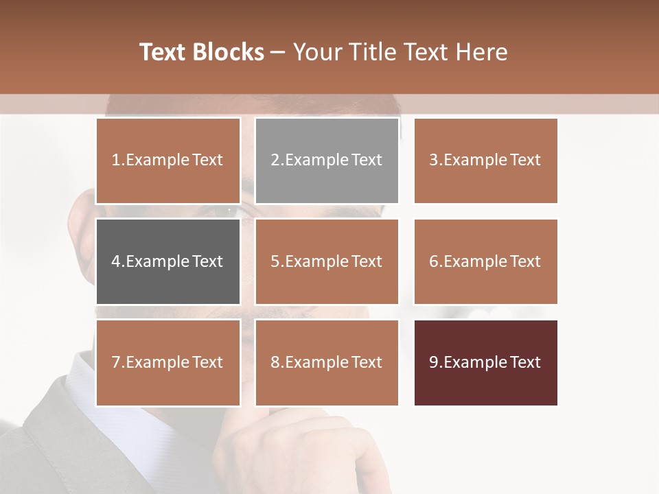 Guy Corporate Standing PowerPoint Template