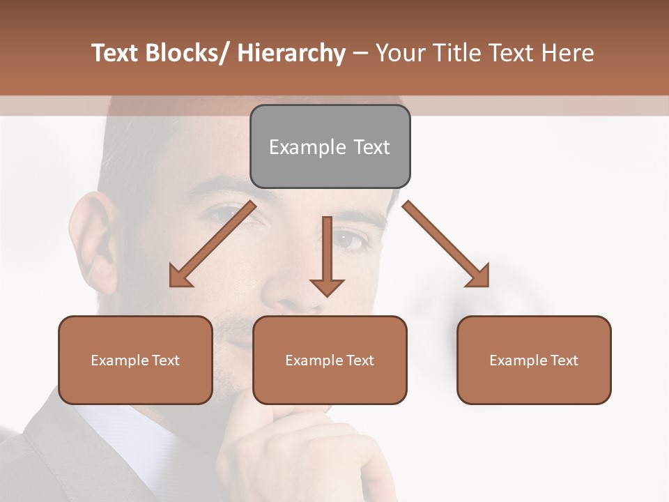 Guy Corporate Standing PowerPoint Template