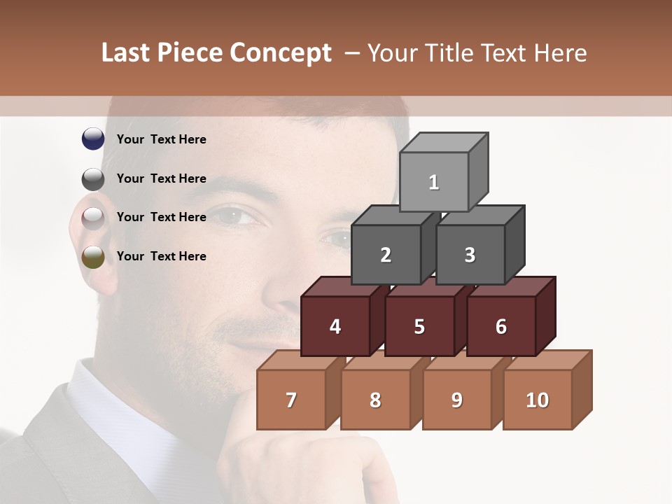 Guy Corporate Standing PowerPoint Template