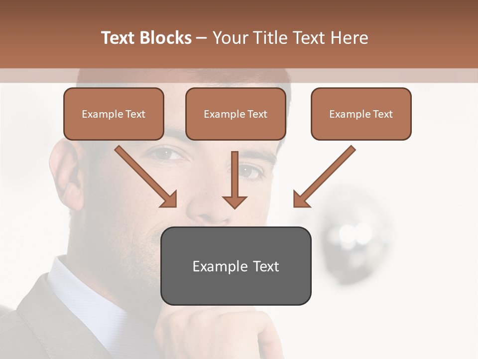 Guy Corporate Standing PowerPoint Template