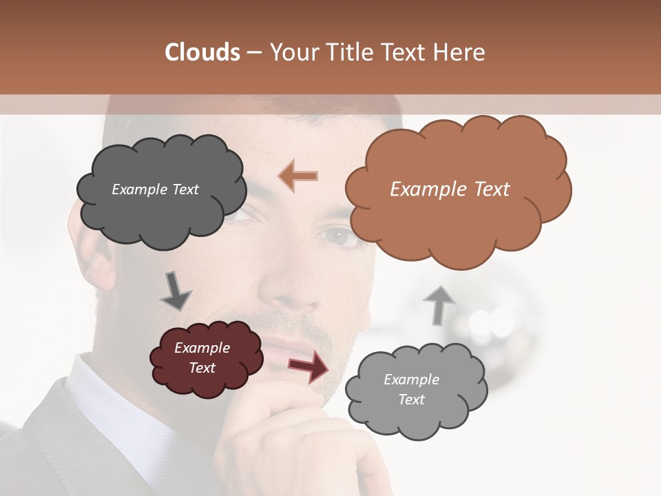 Guy Corporate Standing PowerPoint Template