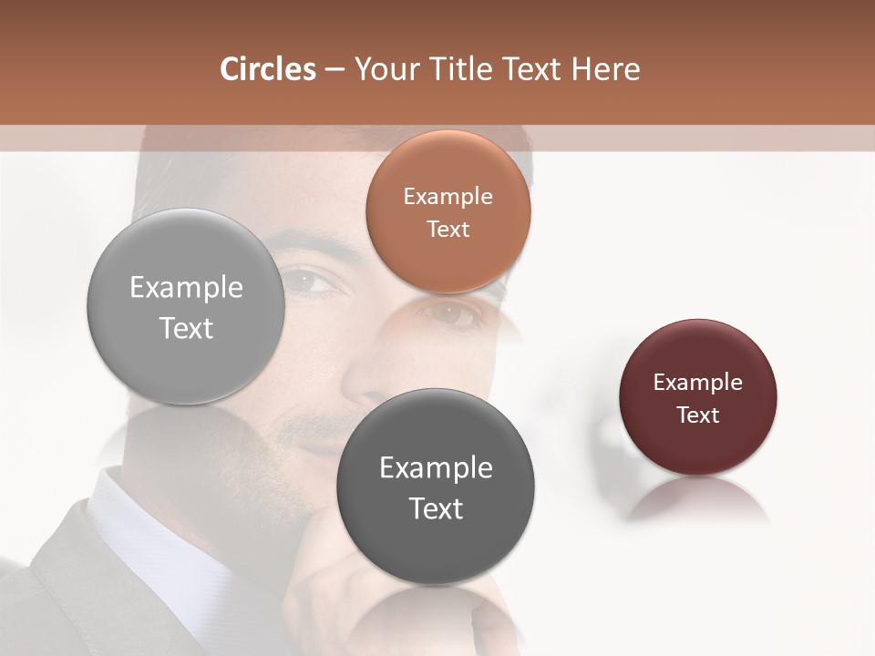 Guy Corporate Standing PowerPoint Template