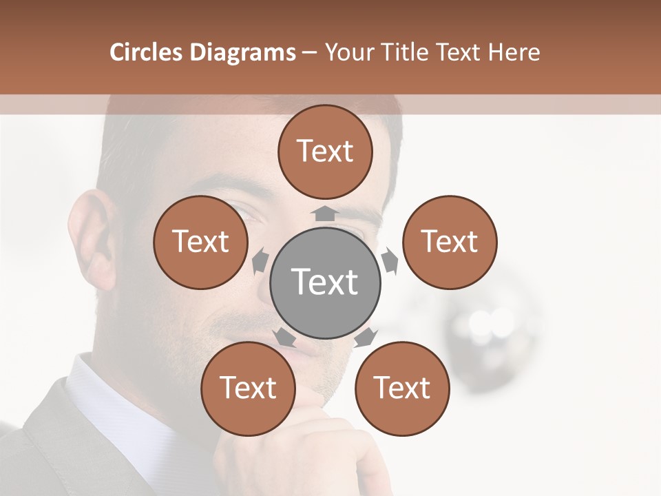 Guy Corporate Standing PowerPoint Template