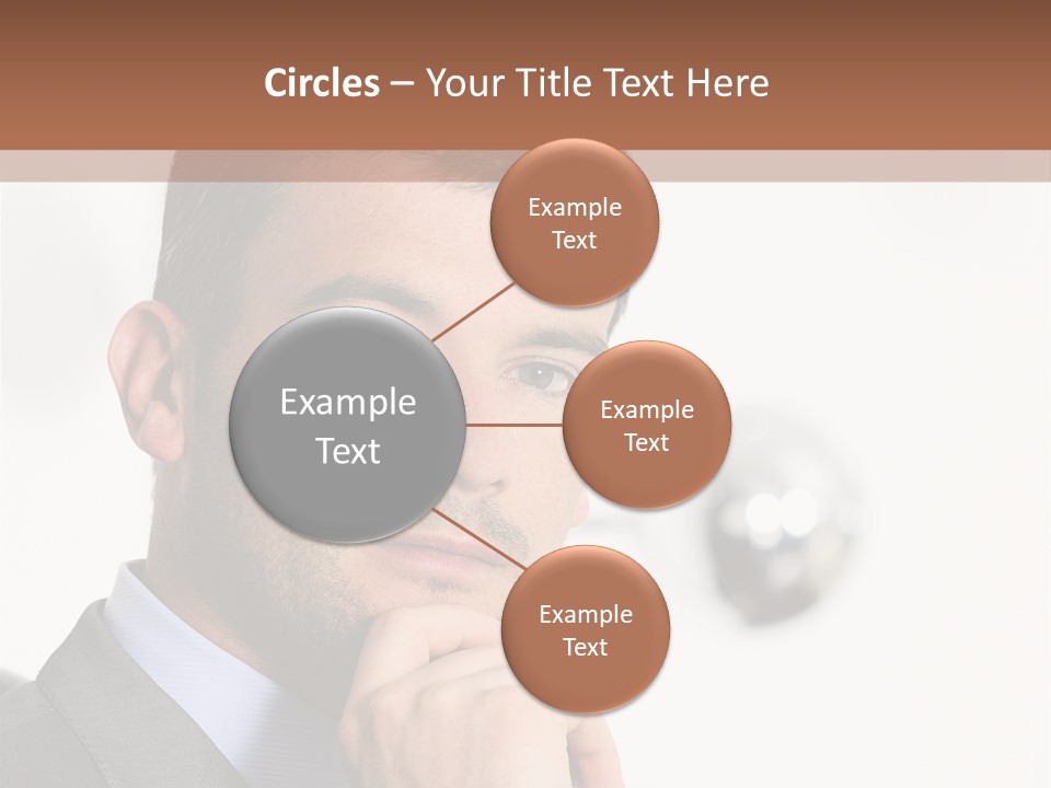 Guy Corporate Standing PowerPoint Template