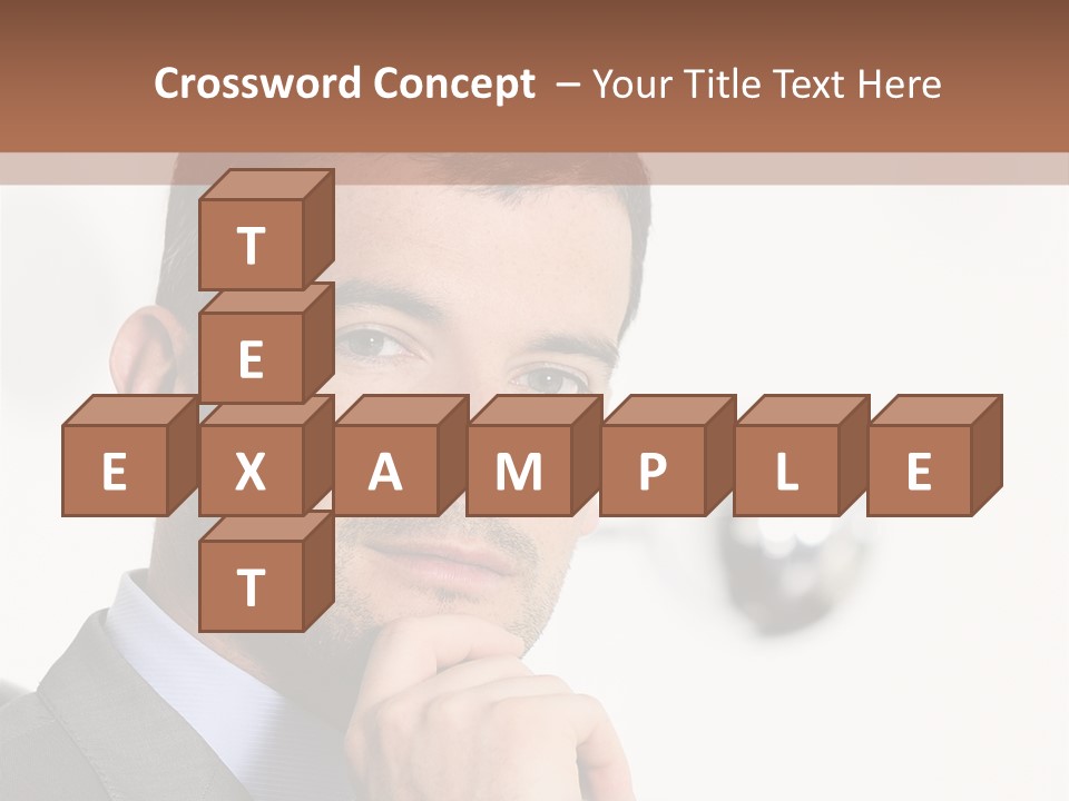 Guy Corporate Standing PowerPoint Template