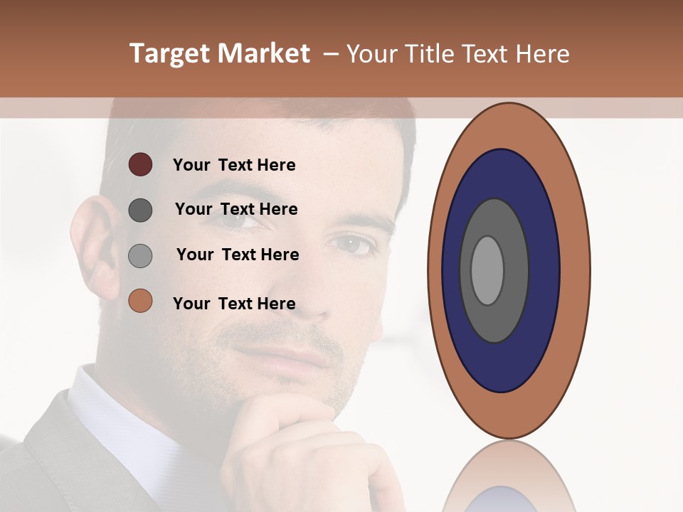 Guy Corporate Standing PowerPoint Template