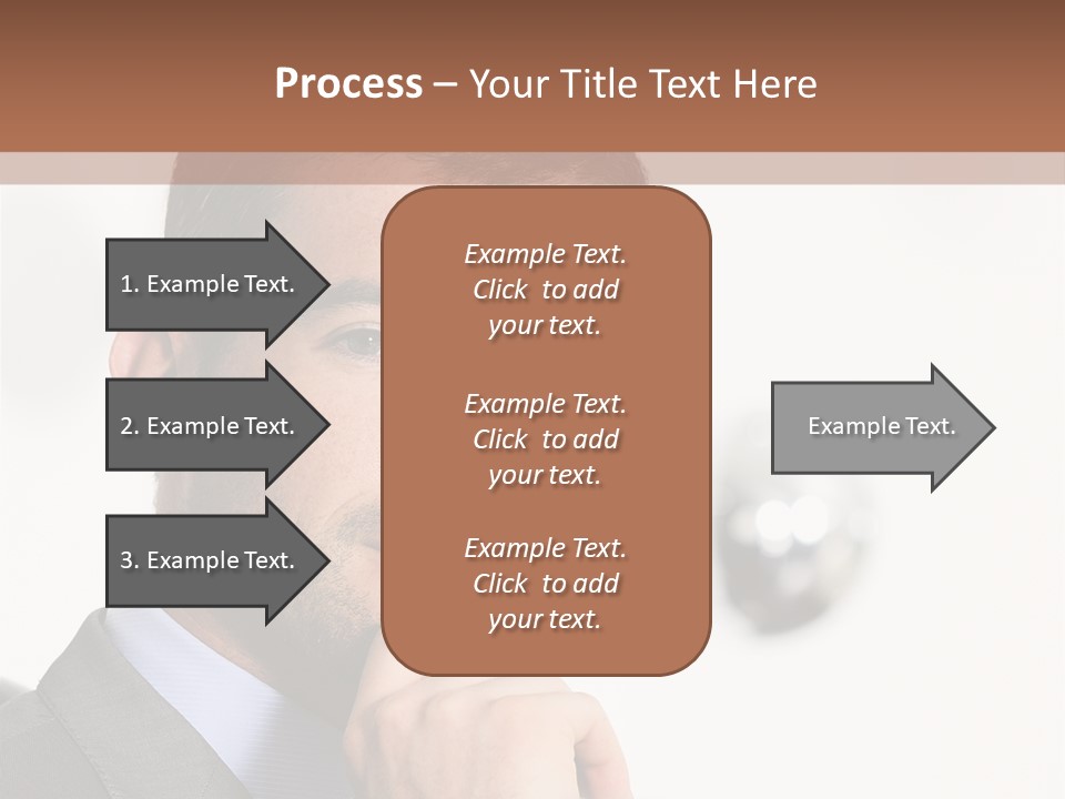 Guy Corporate Standing PowerPoint Template