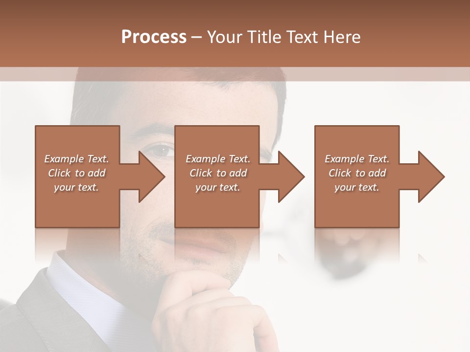 Guy Corporate Standing PowerPoint Template