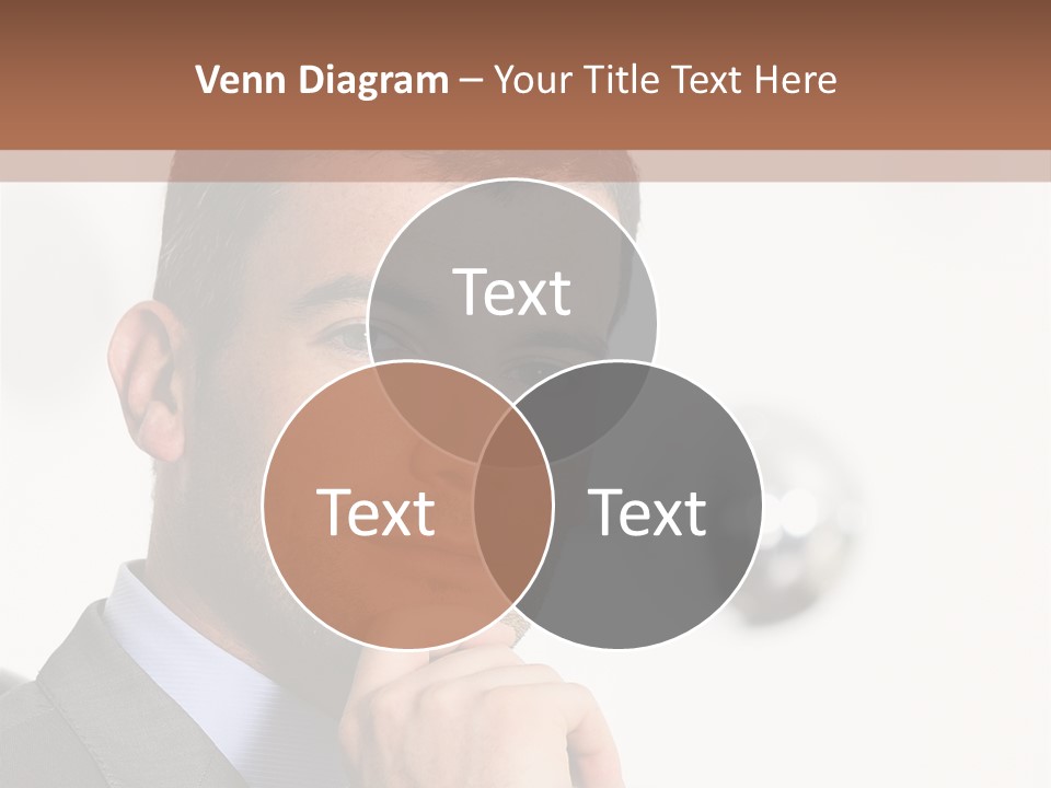 Guy Corporate Standing PowerPoint Template