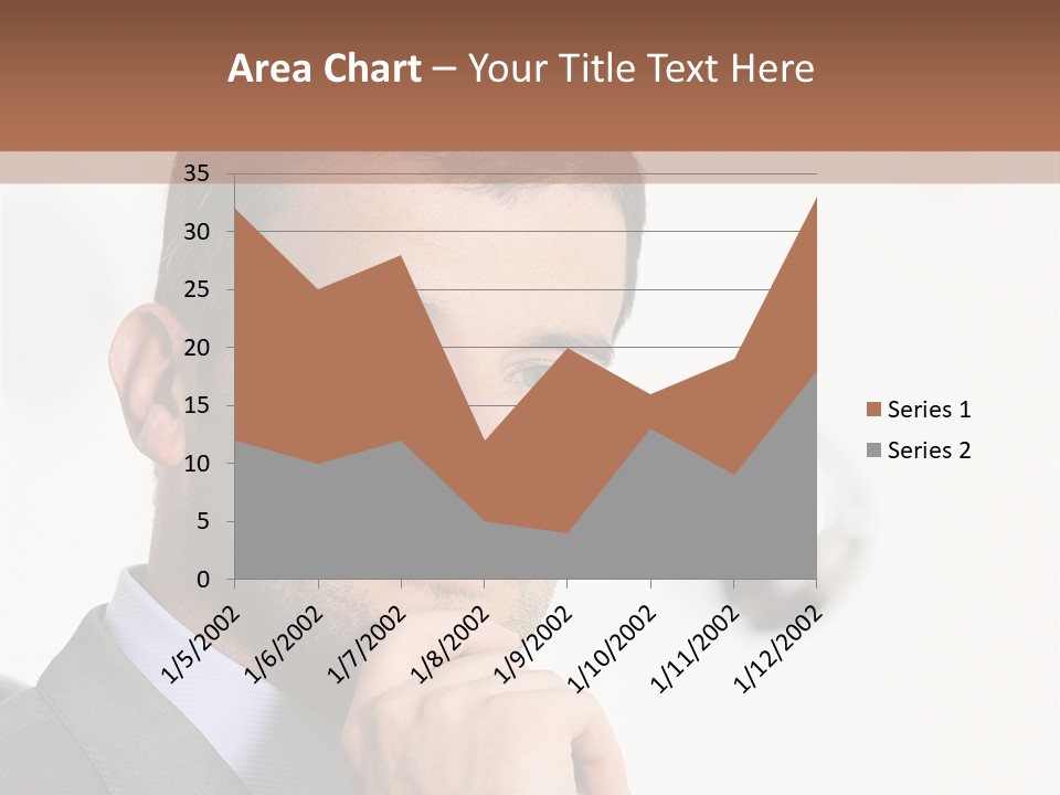 Guy Corporate Standing PowerPoint Template