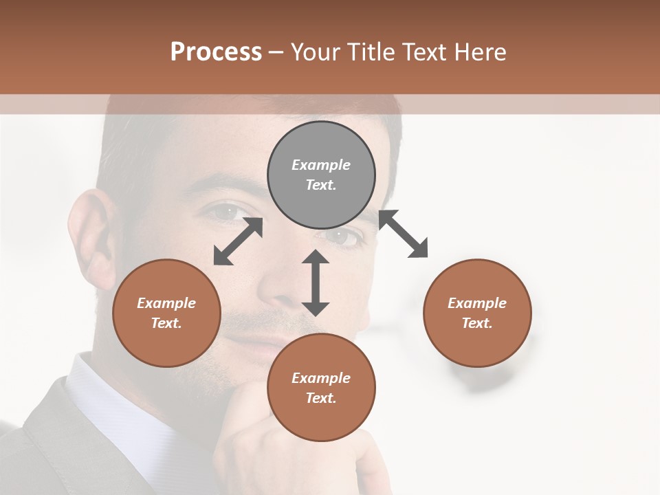 Guy Corporate Standing PowerPoint Template