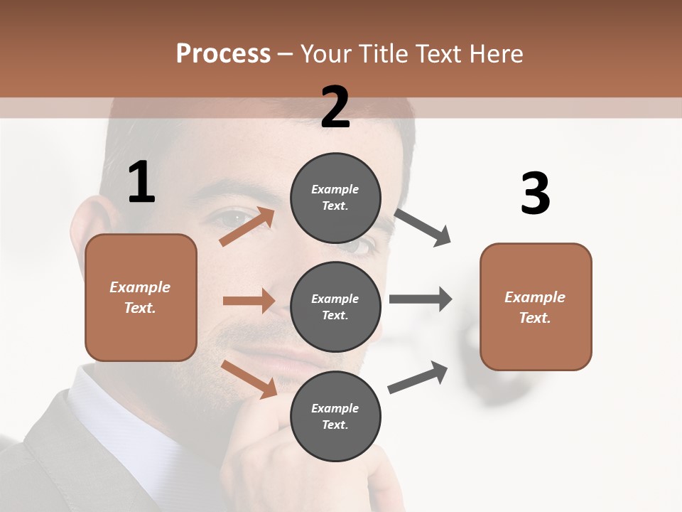 Guy Corporate Standing PowerPoint Template