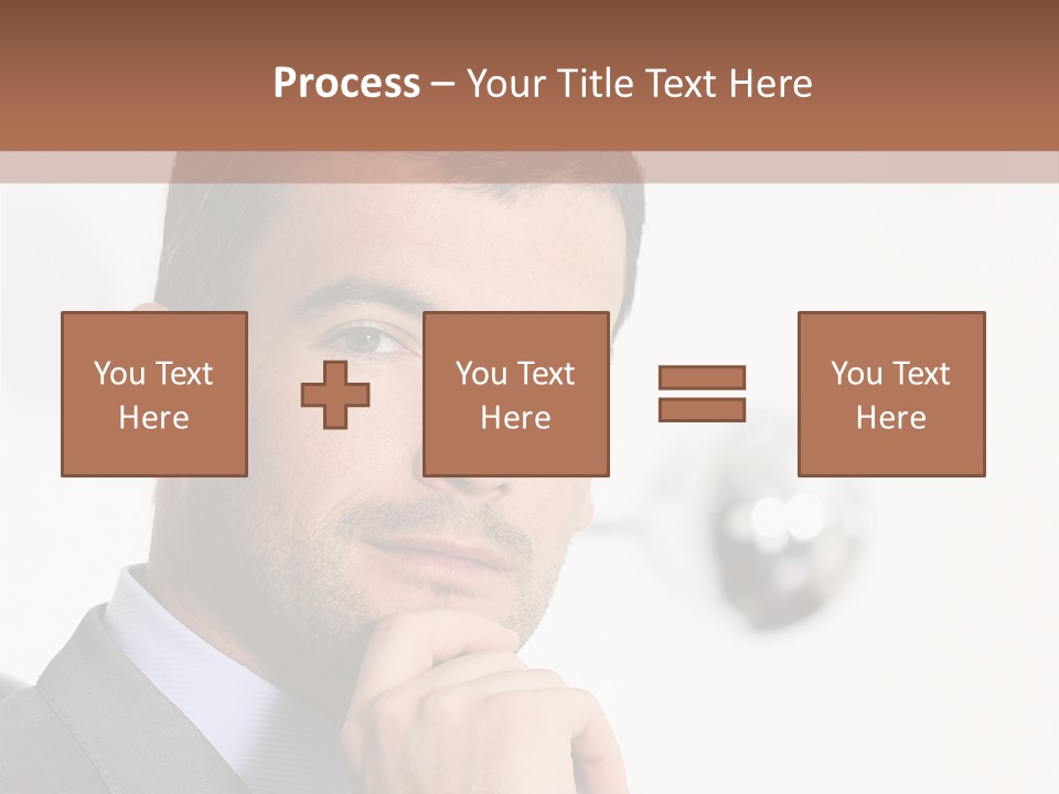 Guy Corporate Standing PowerPoint Template