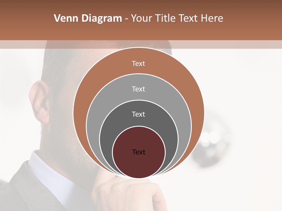 Guy Corporate Standing PowerPoint Template