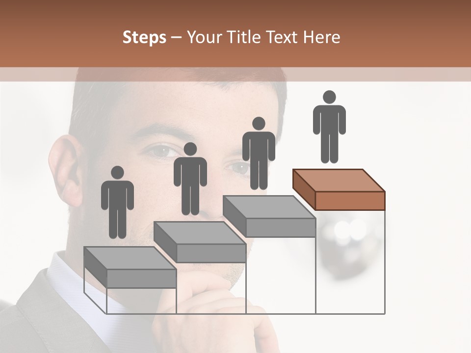 Guy Corporate Standing PowerPoint Template