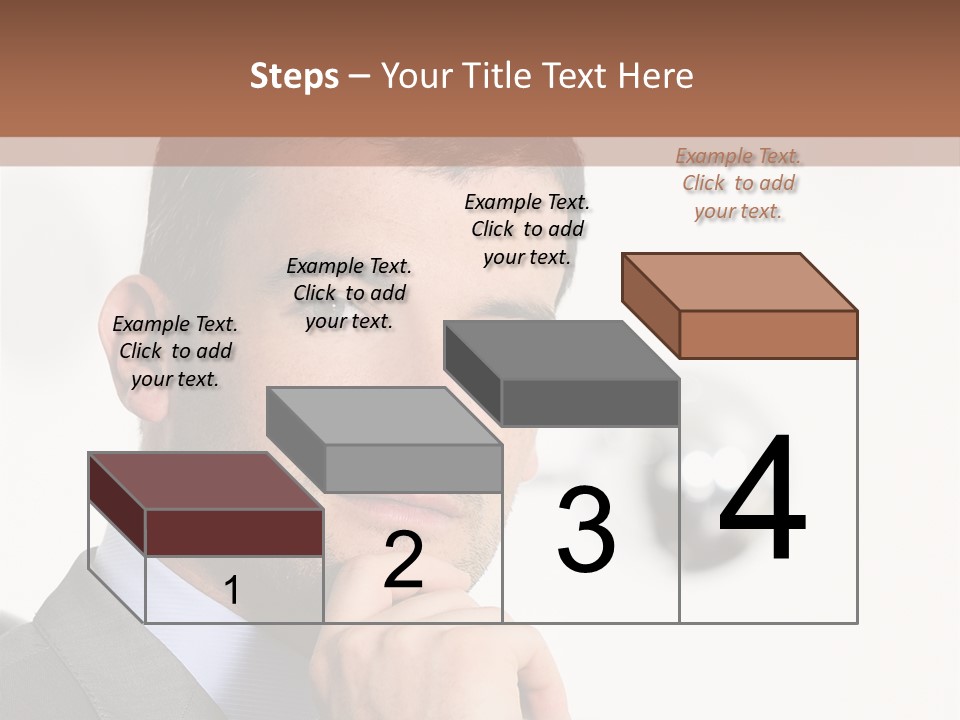 Guy Corporate Standing PowerPoint Template