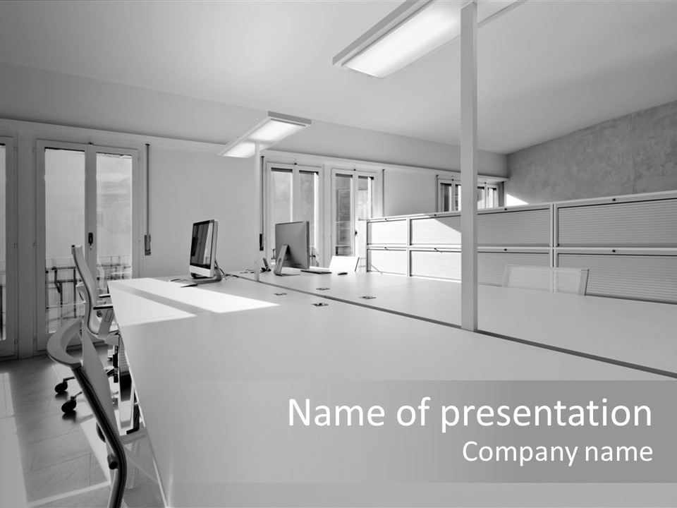 Office Furniture Office Apartment PowerPoint Template