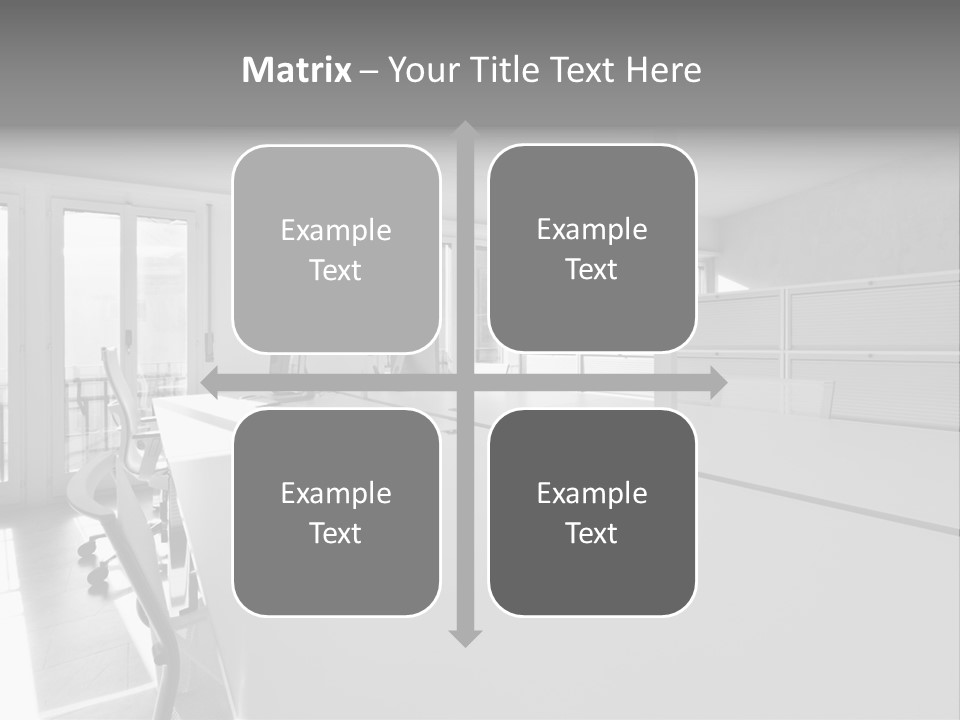Office Furniture Office Apartment PowerPoint Template