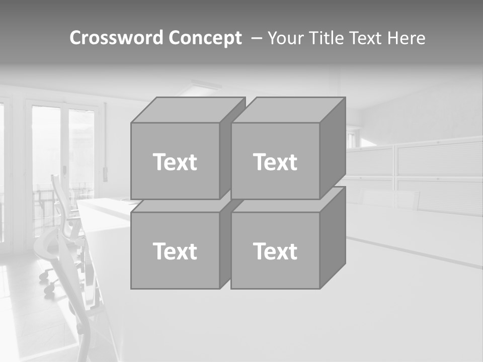 Office Furniture Office Apartment PowerPoint Template