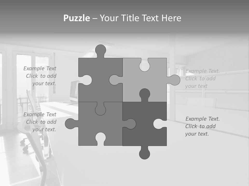 Office Furniture Office Apartment PowerPoint Template