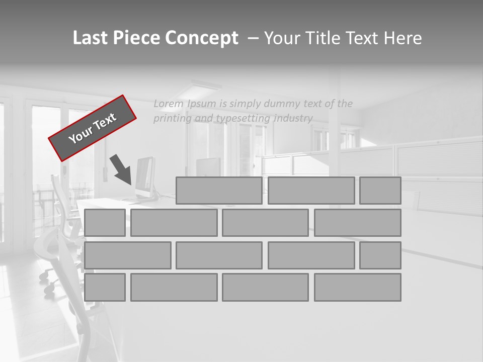 Office Furniture Office Apartment PowerPoint Template