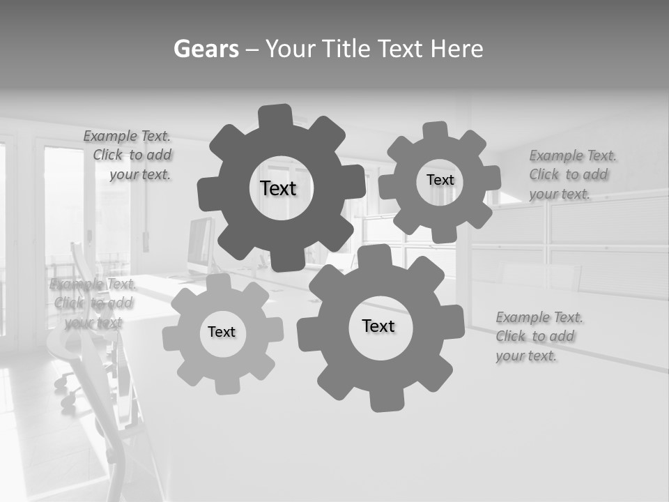 Office Furniture Office Apartment PowerPoint Template