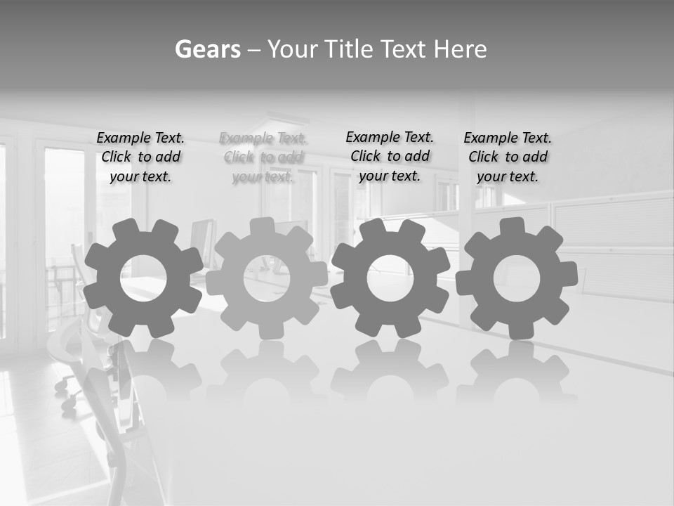 Office Furniture Office Apartment PowerPoint Template