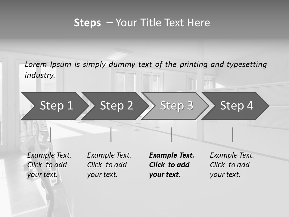 Office Furniture Office Apartment PowerPoint Template