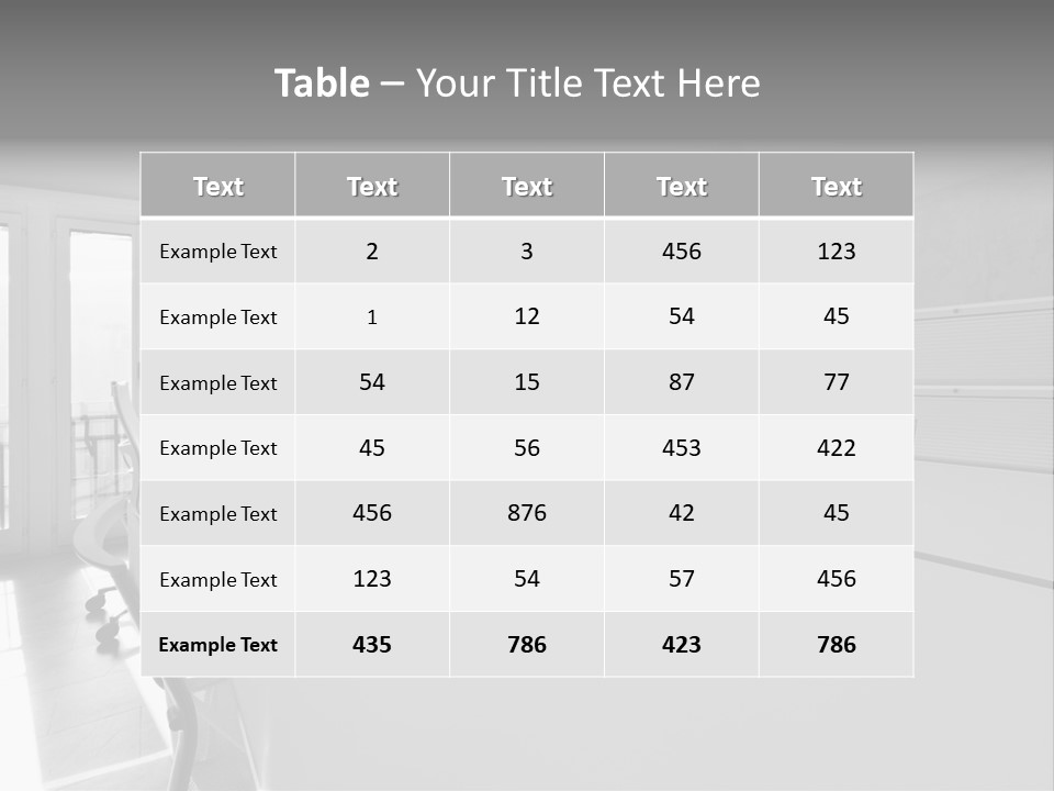 Office Furniture Office Apartment PowerPoint Template