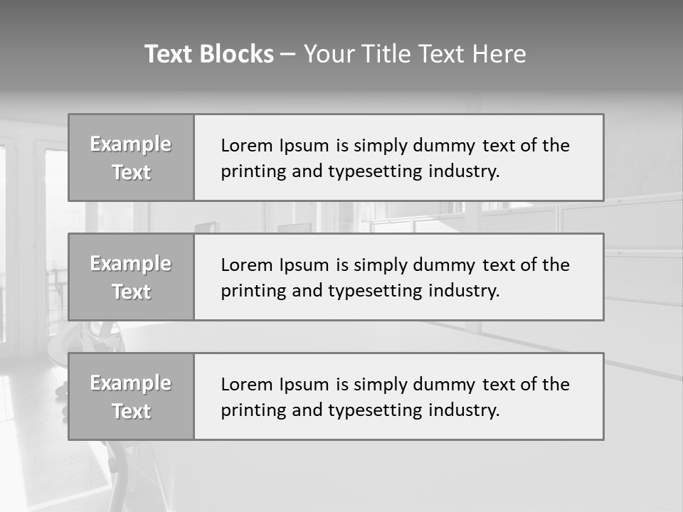 Office Furniture Office Apartment PowerPoint Template