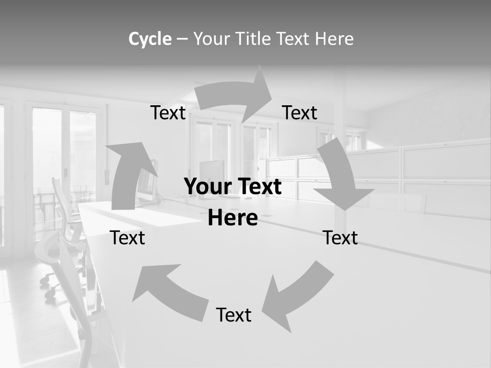 Office Furniture Office Apartment PowerPoint Template