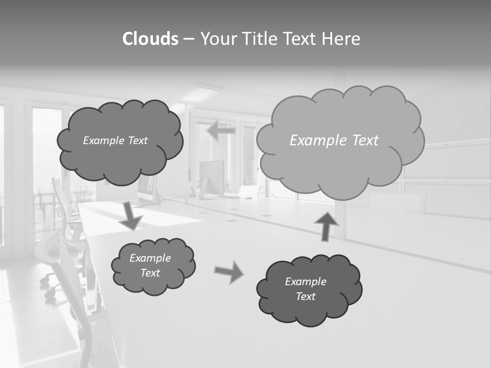 Office Furniture Office Apartment PowerPoint Template