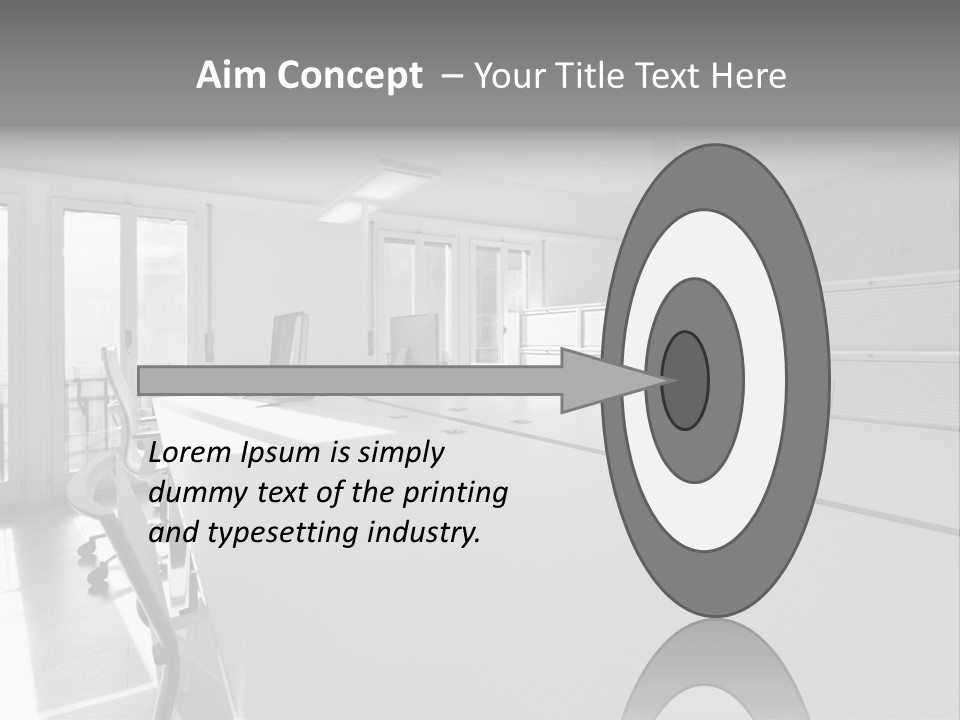 Office Furniture Office Apartment PowerPoint Template