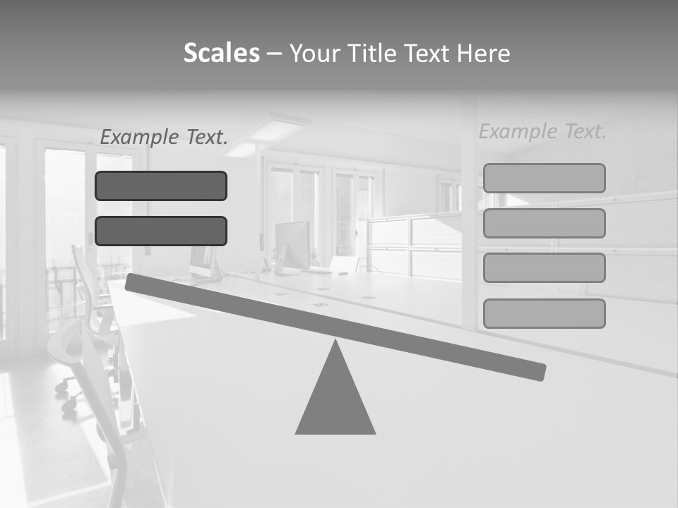 Office Furniture Office Apartment PowerPoint Template