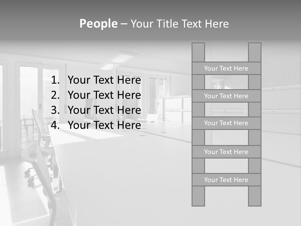 Office Furniture Office Apartment PowerPoint Template