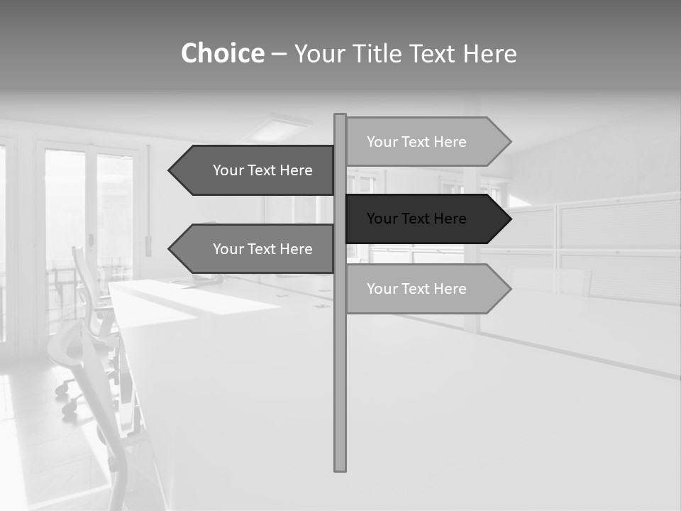 Office Furniture Office Apartment PowerPoint Template