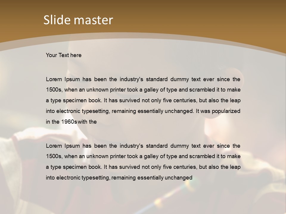 Teaching Knowledge Seated PowerPoint Template