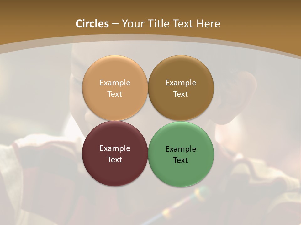 Teaching Knowledge Seated PowerPoint Template