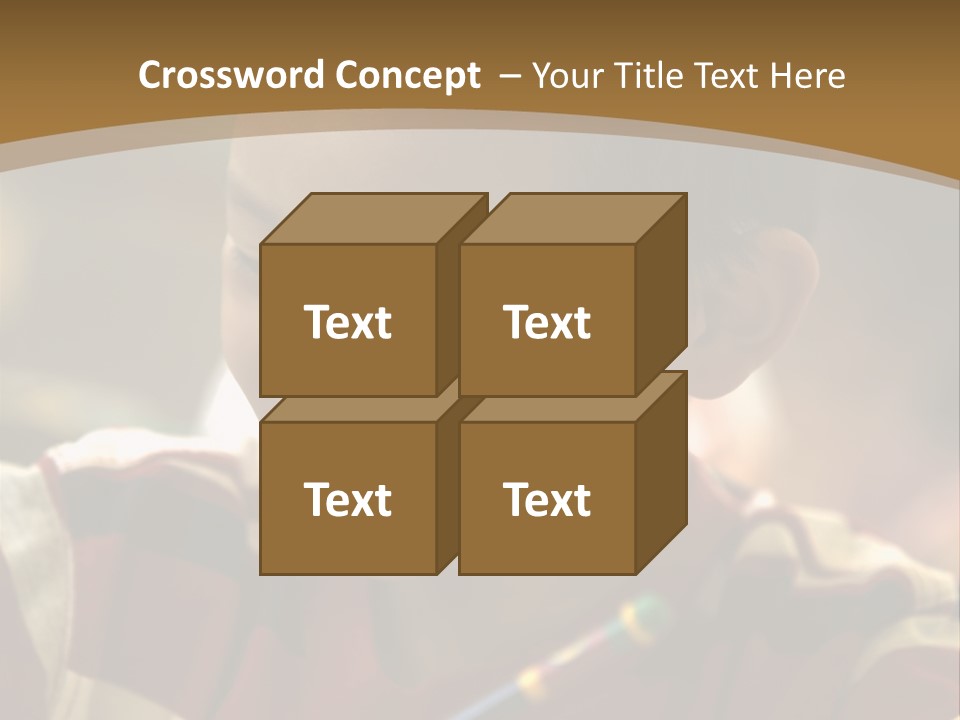 Teaching Knowledge Seated PowerPoint Template