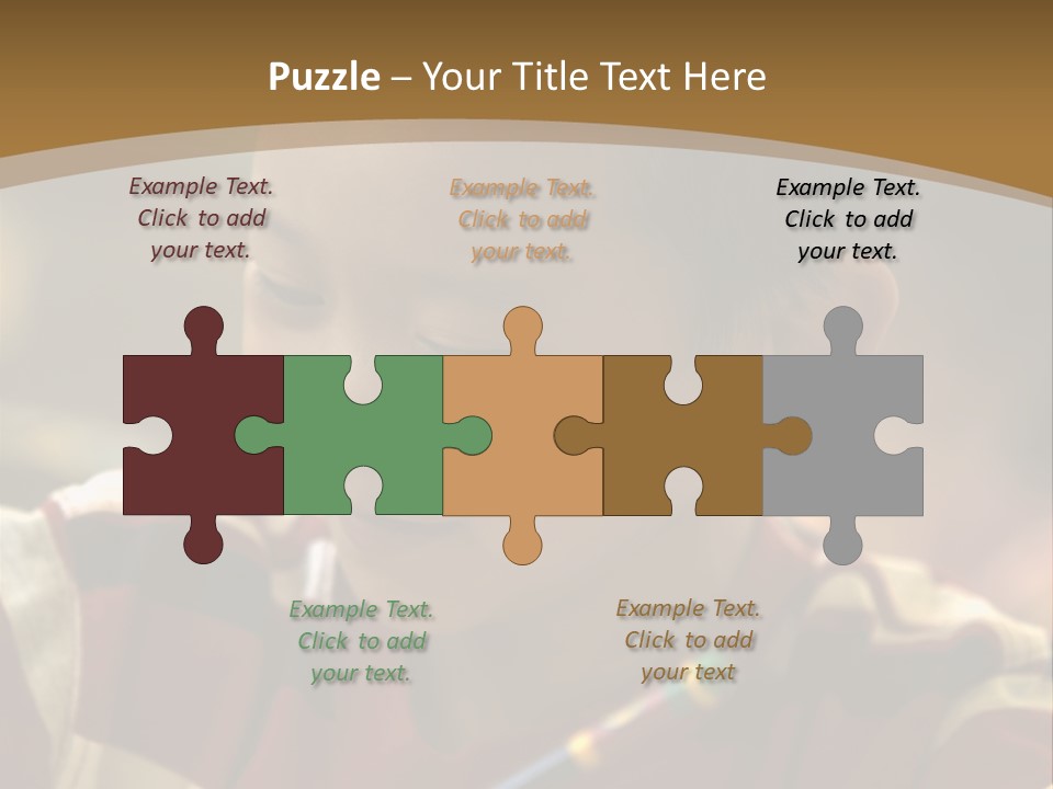 Teaching Knowledge Seated PowerPoint Template