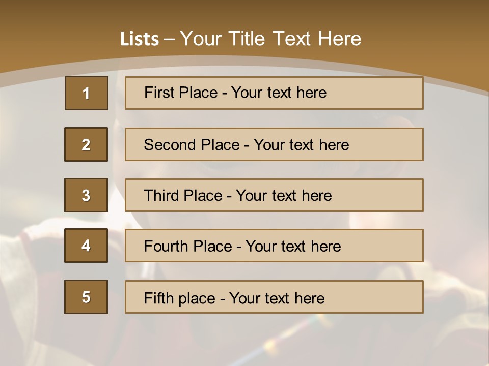 Teaching Knowledge Seated PowerPoint Template